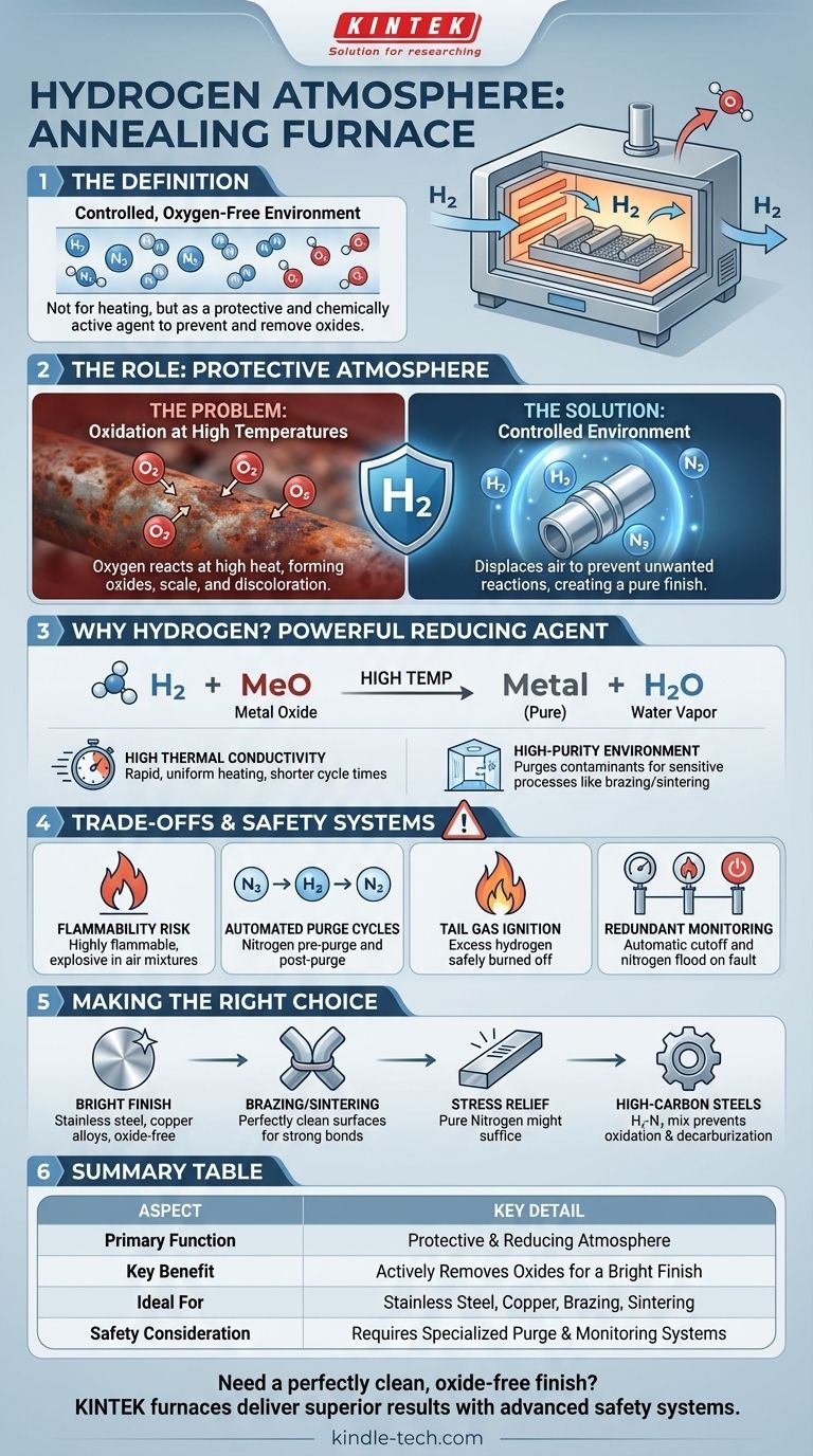 Qual è l'atmosfera a idrogeno per il forno di ricottura? Ottenere una finitura brillante e priva di ossidi Guida Visiva