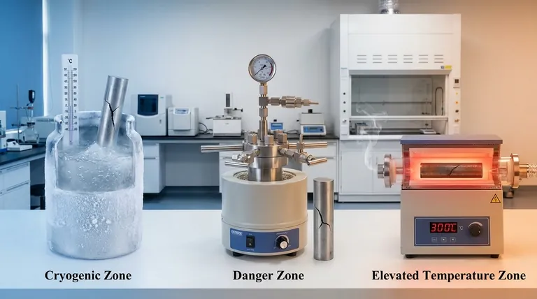 ¿Cuál es el efecto de la temperatura en la fragilización por hidrógeno? El papel crítico de la temperatura en la falla de materiales