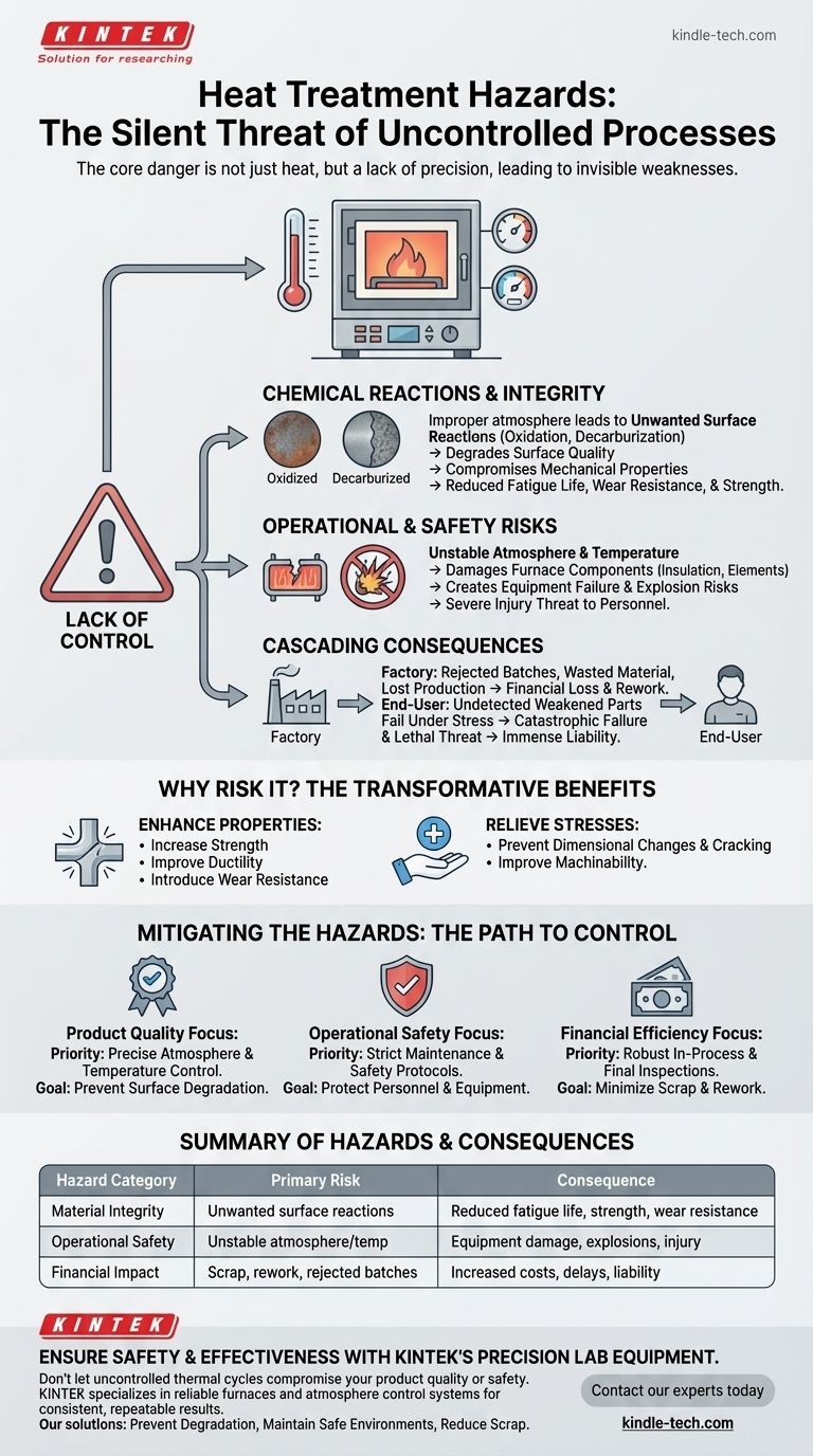 ¿Cuál es el peligro del tratamiento térmico? Los procesos incontrolados arriesgan el fallo del producto y la seguridad Guía Visual