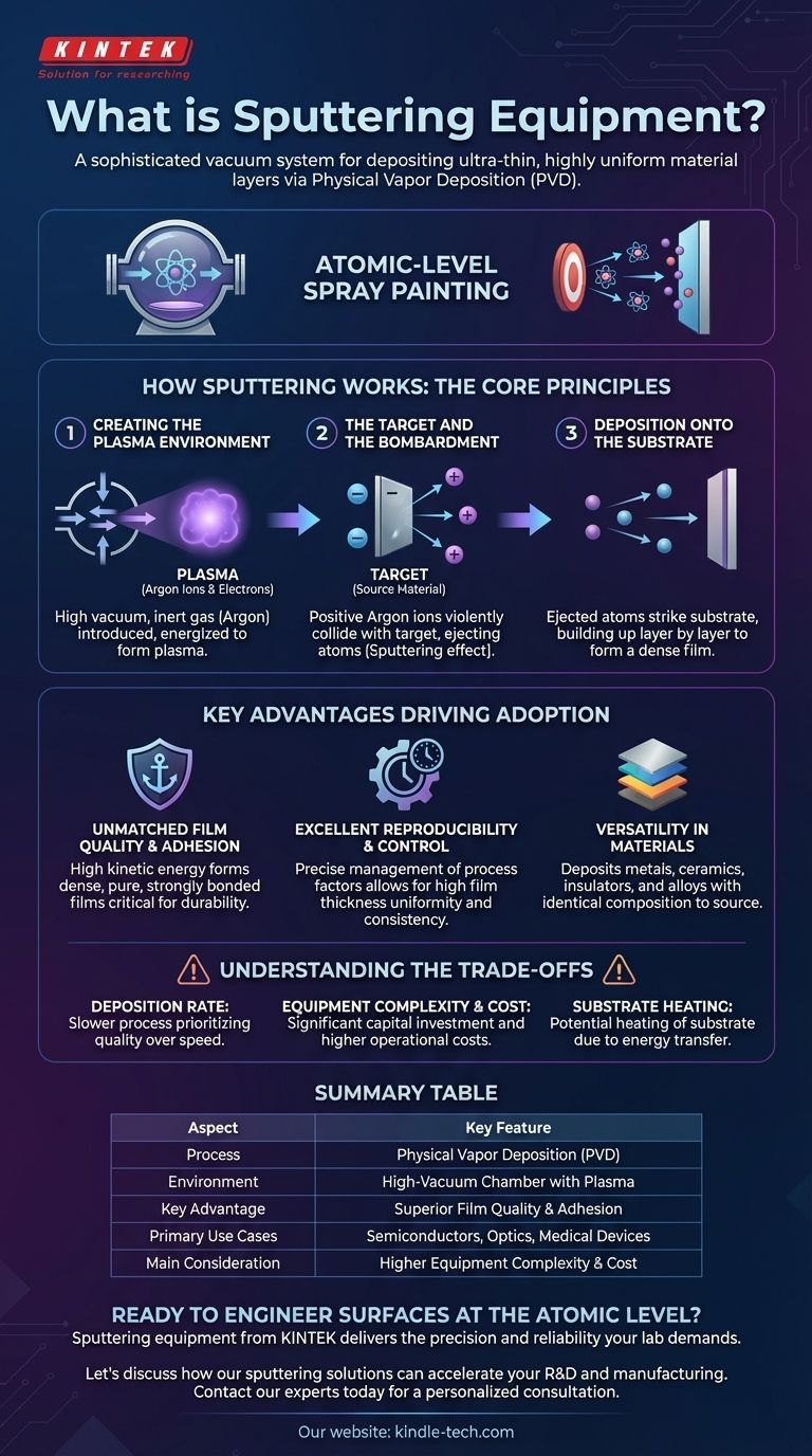 스퍼터링 장비란? 첨단 제조를 위한 정밀 박막 증착 시각적 가이드