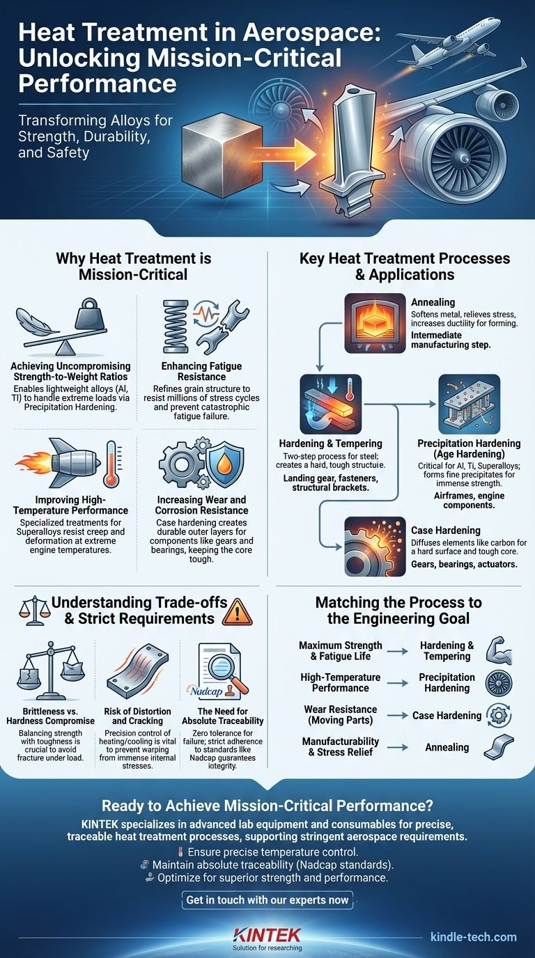 Qual è l'applicazione del trattamento termico nell'industria aerospaziale? Ottieni prestazioni mission-critical Guida Visiva