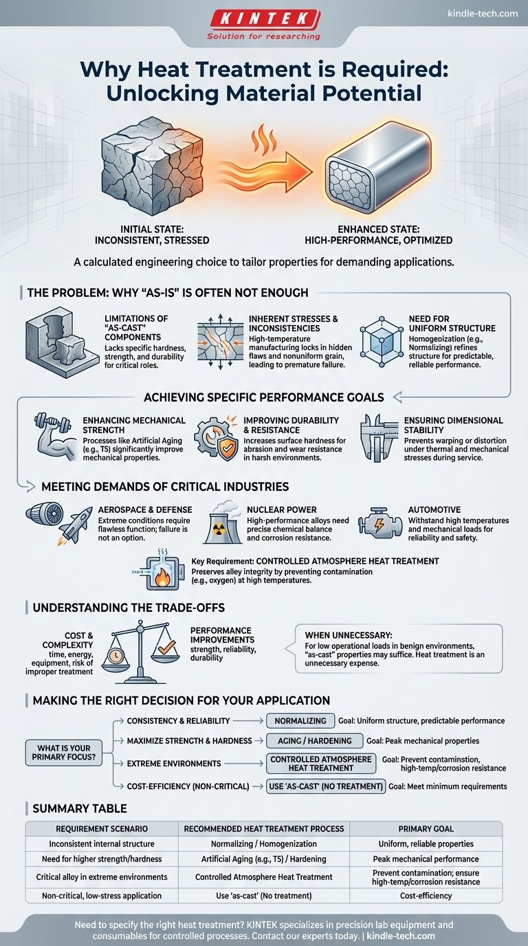 Каковы требования к термообработке? Раскройте весь потенциал вашего материала Визуальное руководство