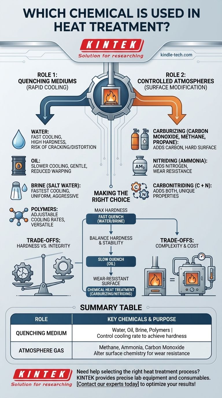 Quel produit chimique est utilisé dans le traitement thermique ? Maîtrisez la trempe et la cémentation pour des métaux supérieurs Guide Visuel
