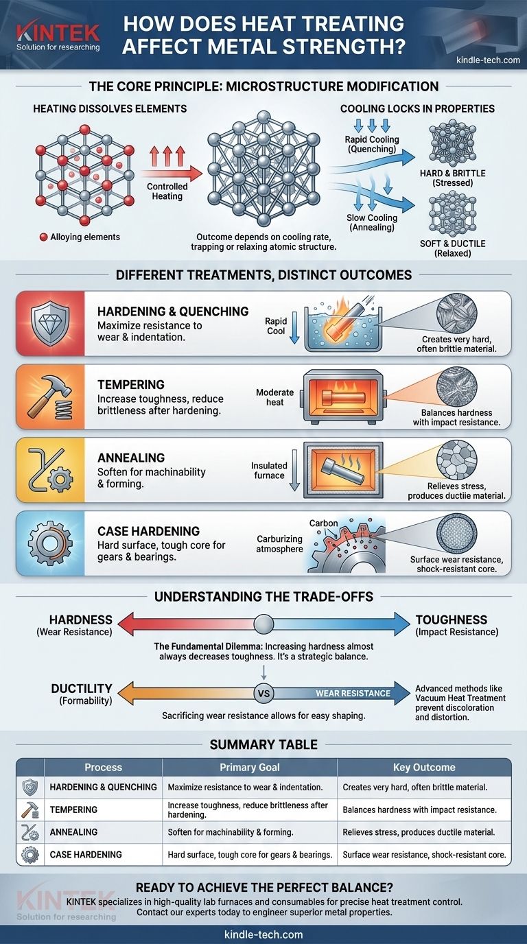 How does heat treating affect the strength of a metal? A Guide to Tailoring Metal Properties Visual Guide
