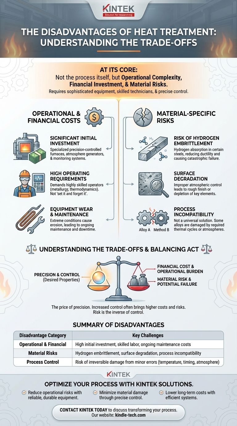 ما هي عيوب المعالجة الحرارية؟ التكاليف المرتفعة، مخاطر المواد، والتعقيد التشغيلي دليل مرئي