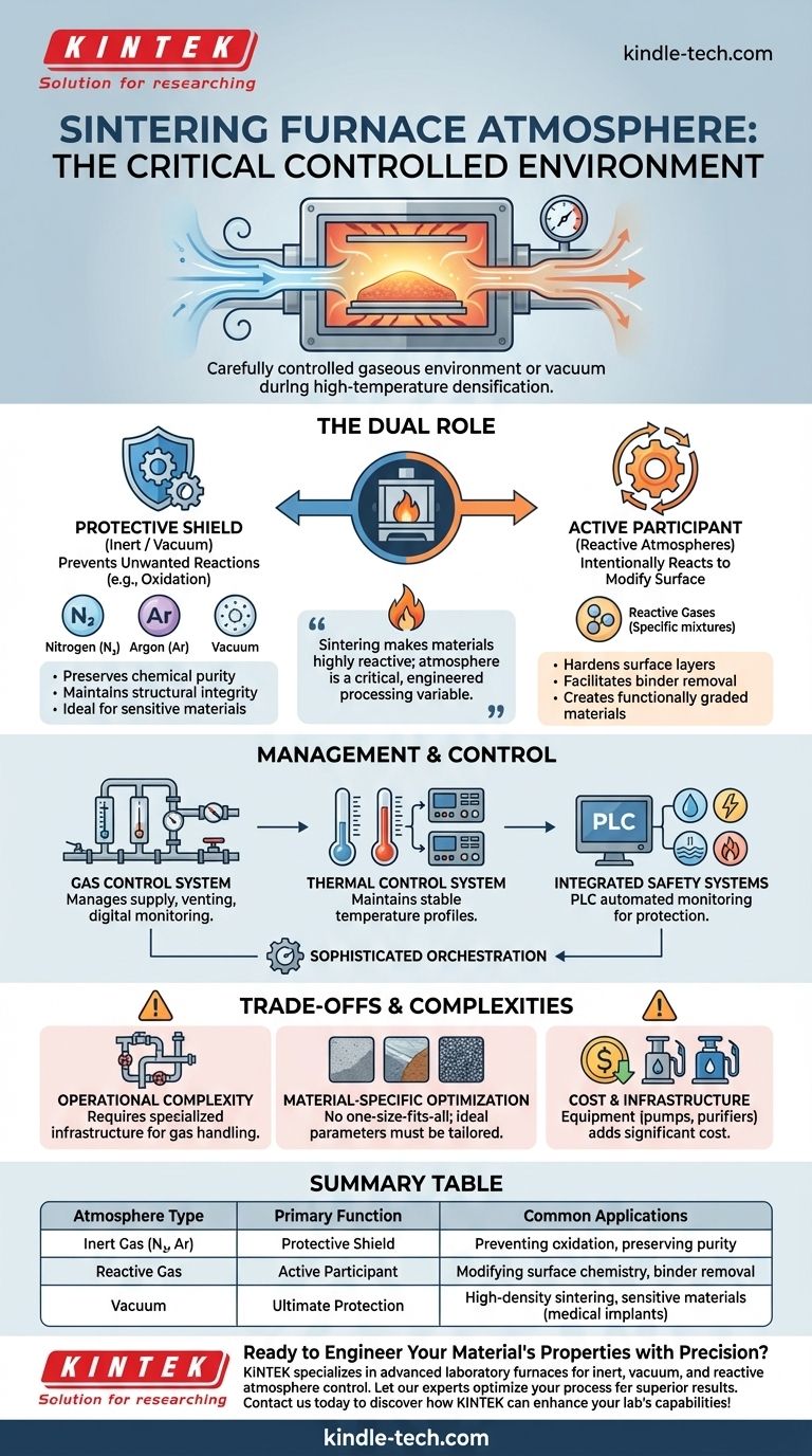 焼結炉の雰囲気とは？精密材料工学の鍵 ビジュアルガイド