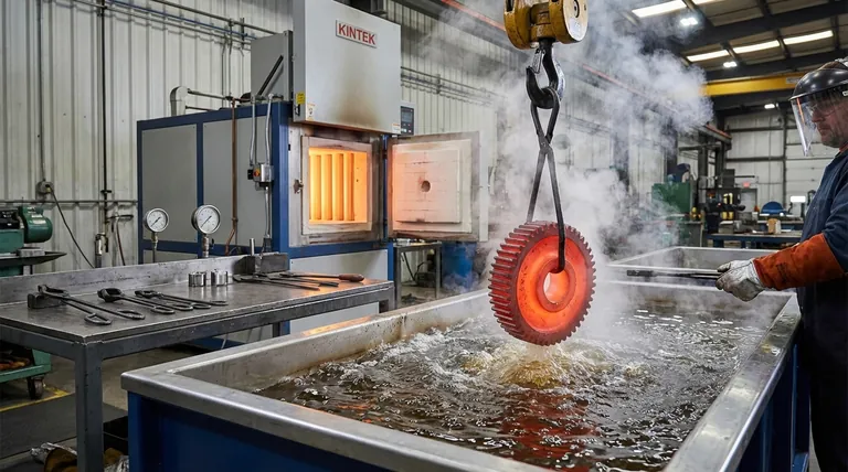 Welche Chemikalien werden bei der Wärmebehandlung verwendet? Meistern Sie den Abschreckprozess für optimale Metalleigenschaften