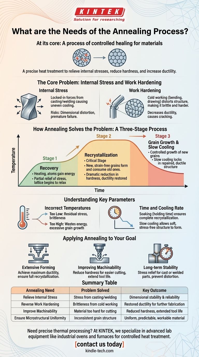 Welche Anforderungen stellt der Glühprozess? Ein Leitfaden zur Spannungsentlastung und Wiederherstellung der Duktilität Visuelle Anleitung
