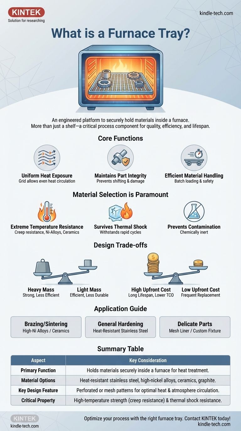 Was ist eine Ofenwanne? Ein Schlüssel zu gleichmäßiger Wärmebehandlung und Prozesseffizienz Visuelle Anleitung