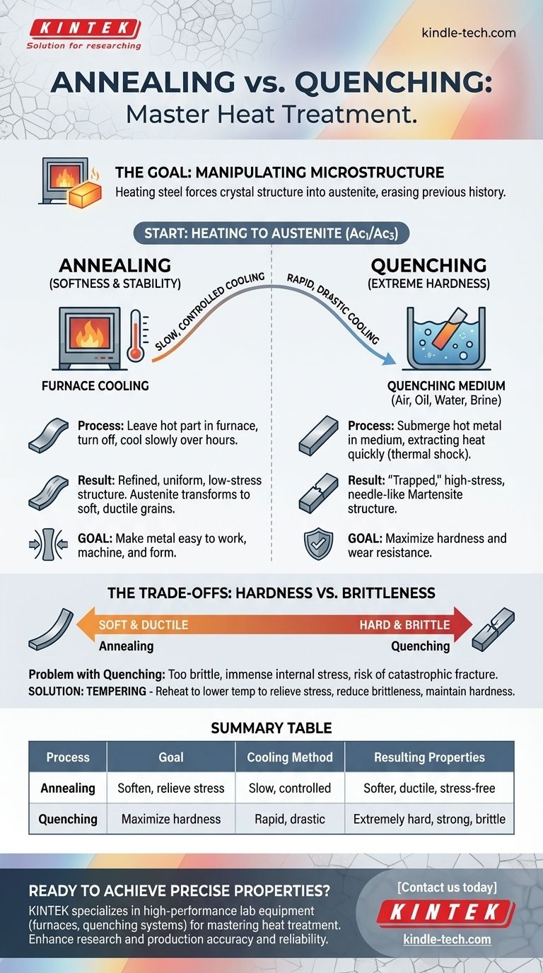 退火和淬火有什么区别？掌握热处理以获得最佳材料性能 图解指南