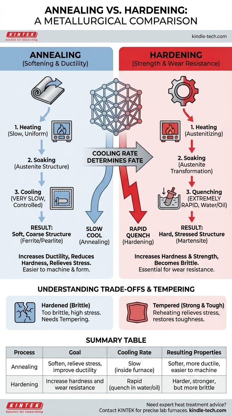 Какова разница между отжигом и закалкой? Освойте ключевые процессы термообработки Визуальное руководство