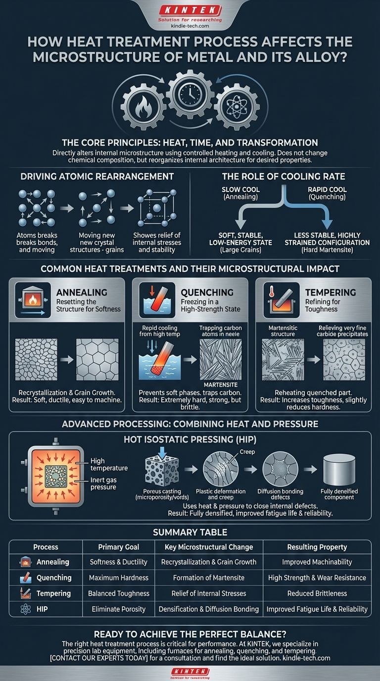 열처리는 금속 미세구조에 어떻게 영향을 미칠까요? 원하는 경도, 인성, 연성을 확보하세요 시각적 가이드