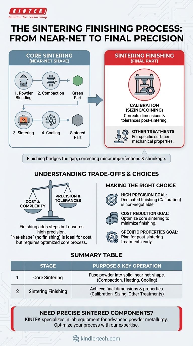 What is the process of sintering finishing? From Near-Net Shape to Final Precision Visual Guide