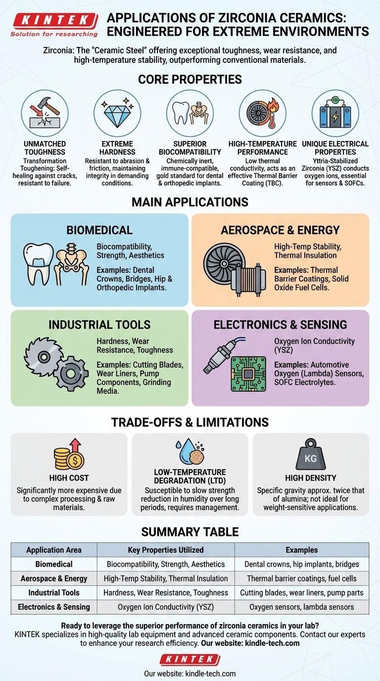 지르코니아 세라믹의 응용 분야는 무엇인가요? 극한 환경을 위한 고성능 솔루션 잠금 해제 시각적 가이드