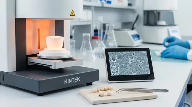Quel est l'effet de la température de frittage sur la taille des grains ? Un guide pour le contrôle microstructural