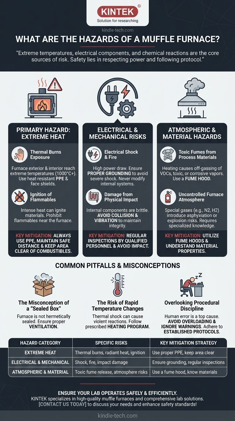 머플로의 위험성은 무엇인가요? 실험실 안전을 위한 주요 위험 이해하기 시각적 가이드