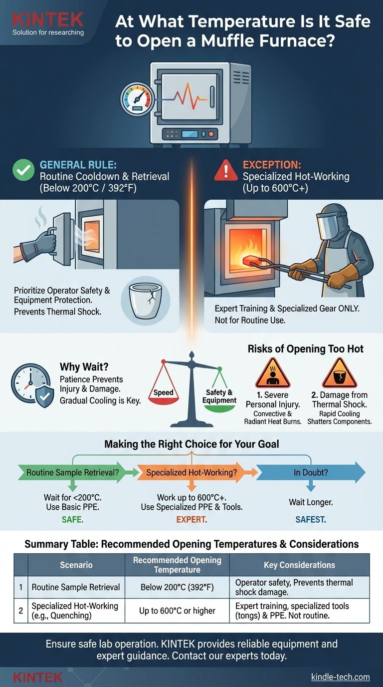 При какой температуре безопасно открывать муфельную печь? Руководство по предотвращению травм и повреждения оборудования Визуальное руководство