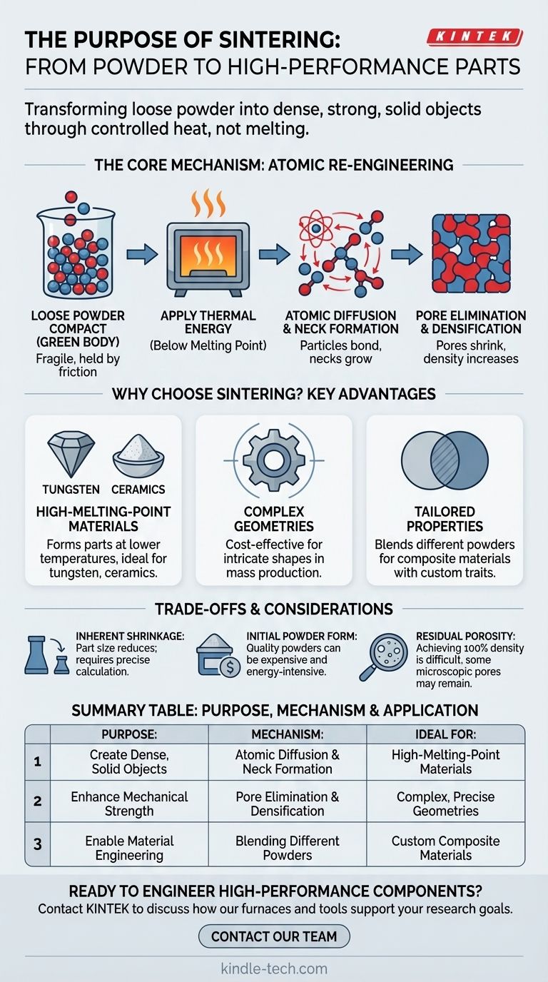烧结工艺的目的是什么？将粉末转化为高性能固体零件 图解指南