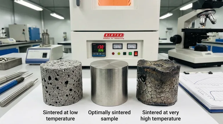 ما هي آثار درجات حرارة التلبيد المختلفة؟ إتقان الكثافة والقوة وسلامة المكونات