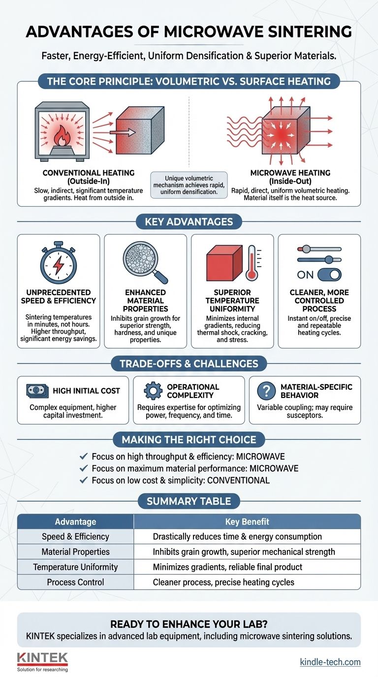 What are the advantages of microwave sintering? Faster, More Efficient, and Superior Material Properties Visual Guide