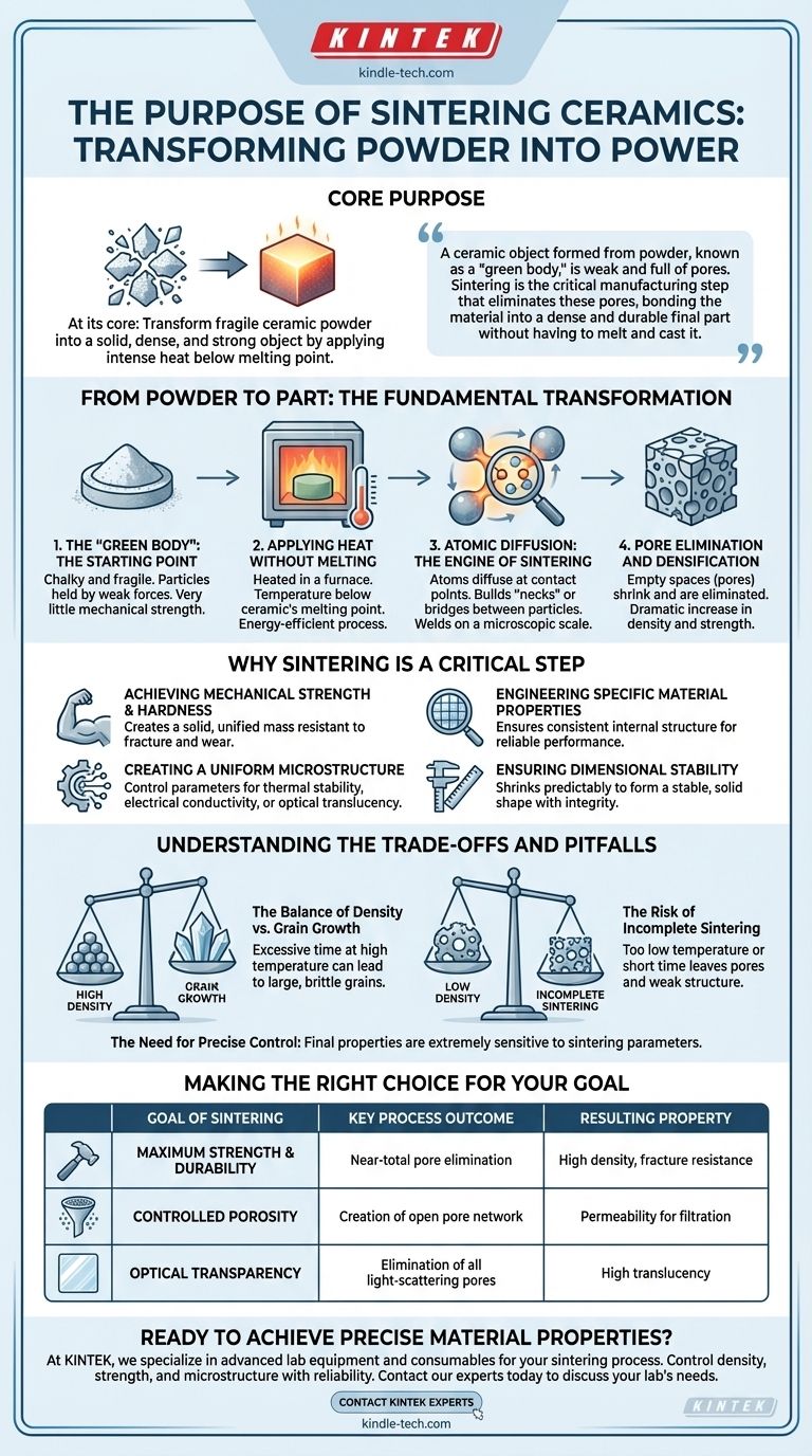 烧结陶瓷的目的是什么？将粉末转化为耐用、高性能的零件 图解指南