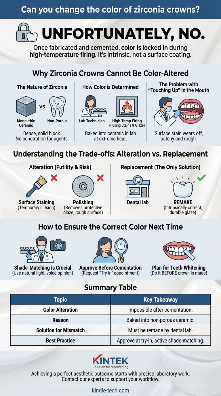 Можно ли изменить цвет циркониевых коронок? Понимание постоянства циркония Визуальное руководство