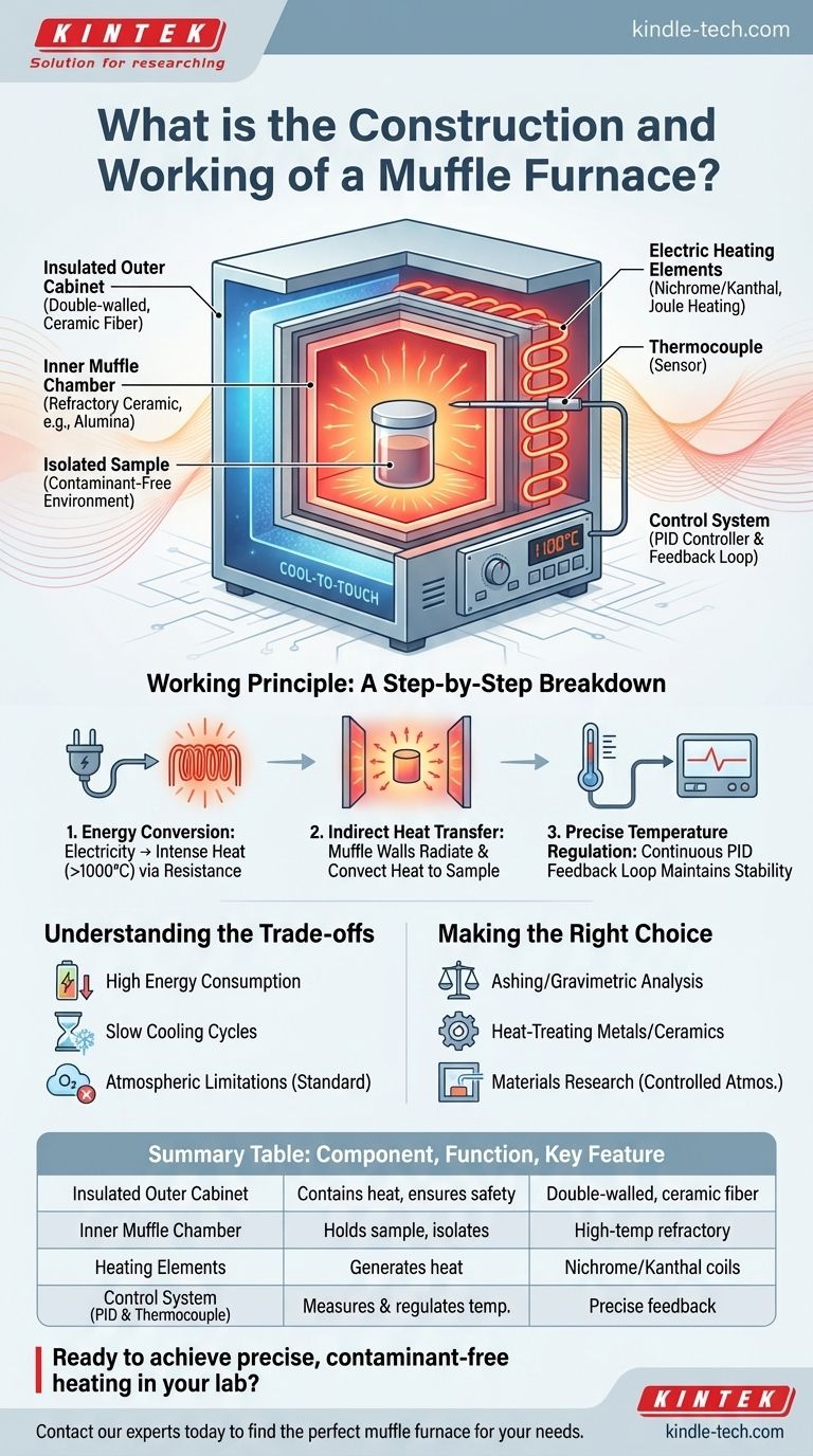 马弗炉的构造和工作原理是什么？精密、无污染加热指南 图解指南