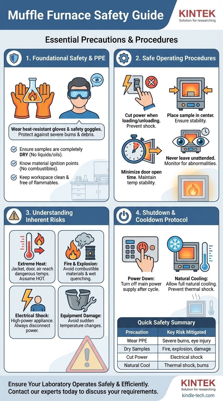 머플로(Muffle Furnace)의 안전 예방 조치는 무엇인가요? 고온 작동을 위한 완벽 가이드 시각적 가이드