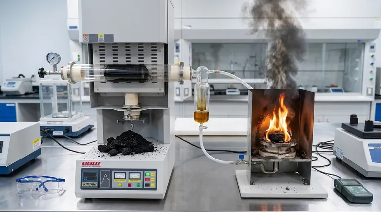 ما الفرق بين التحلل الحراري والاحتراق غير الكامل؟ الدور الحاسم للأكسجين في العمليات الحرارية