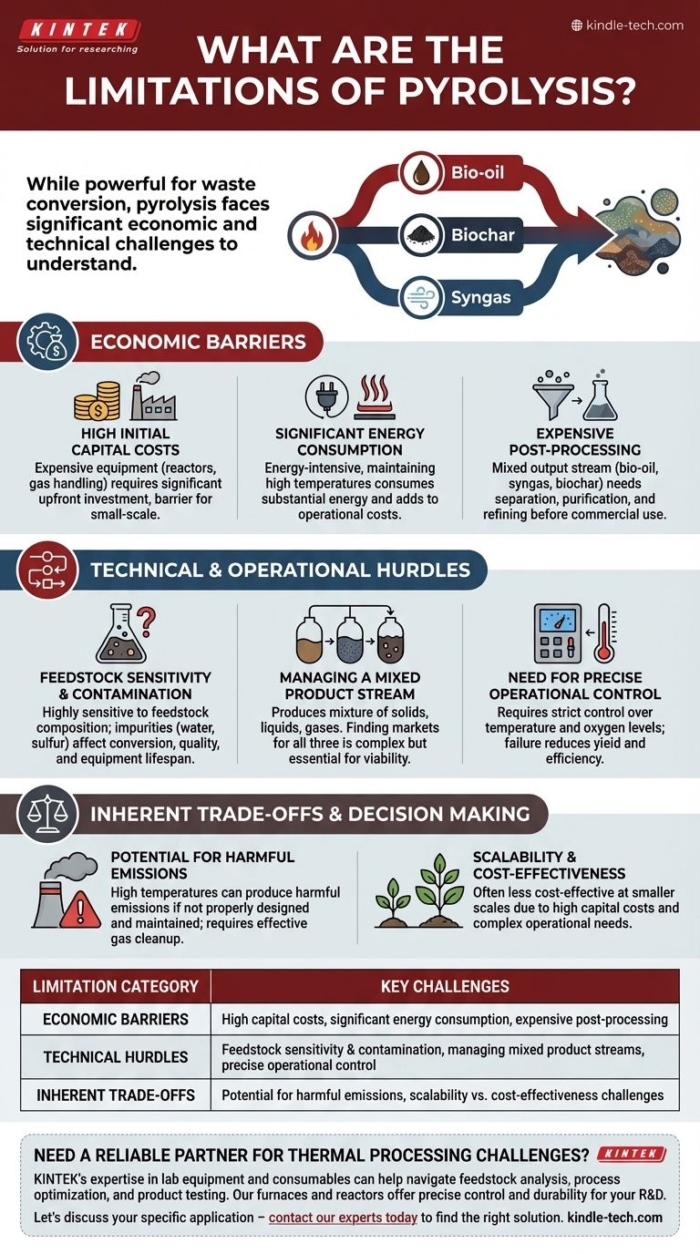 열분해의 한계는 무엇인가요? 주요 경제적 및 기술적 난관 설명 시각적 가이드