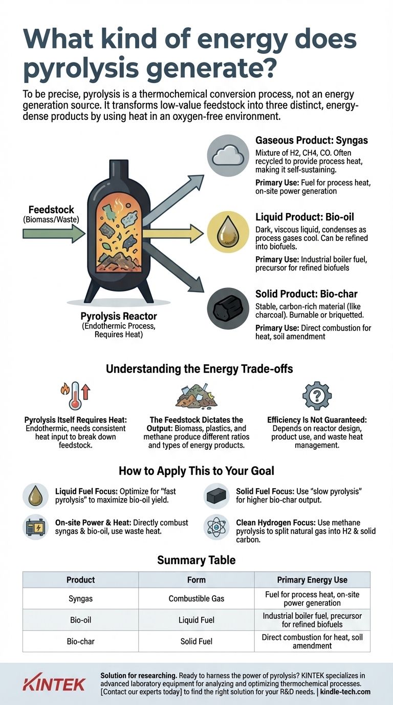 What kind of energy does pyrolysis generate? Converting Waste into Valuable Fuels Visual Guide