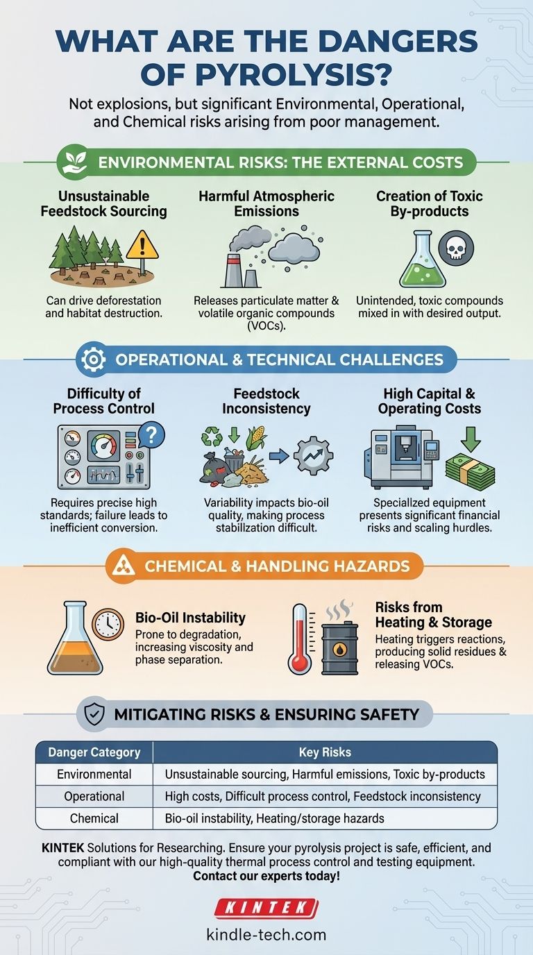 熱分解の危険性とは？環境的、運用的、化学的リスクの管理 ビジュアルガイド