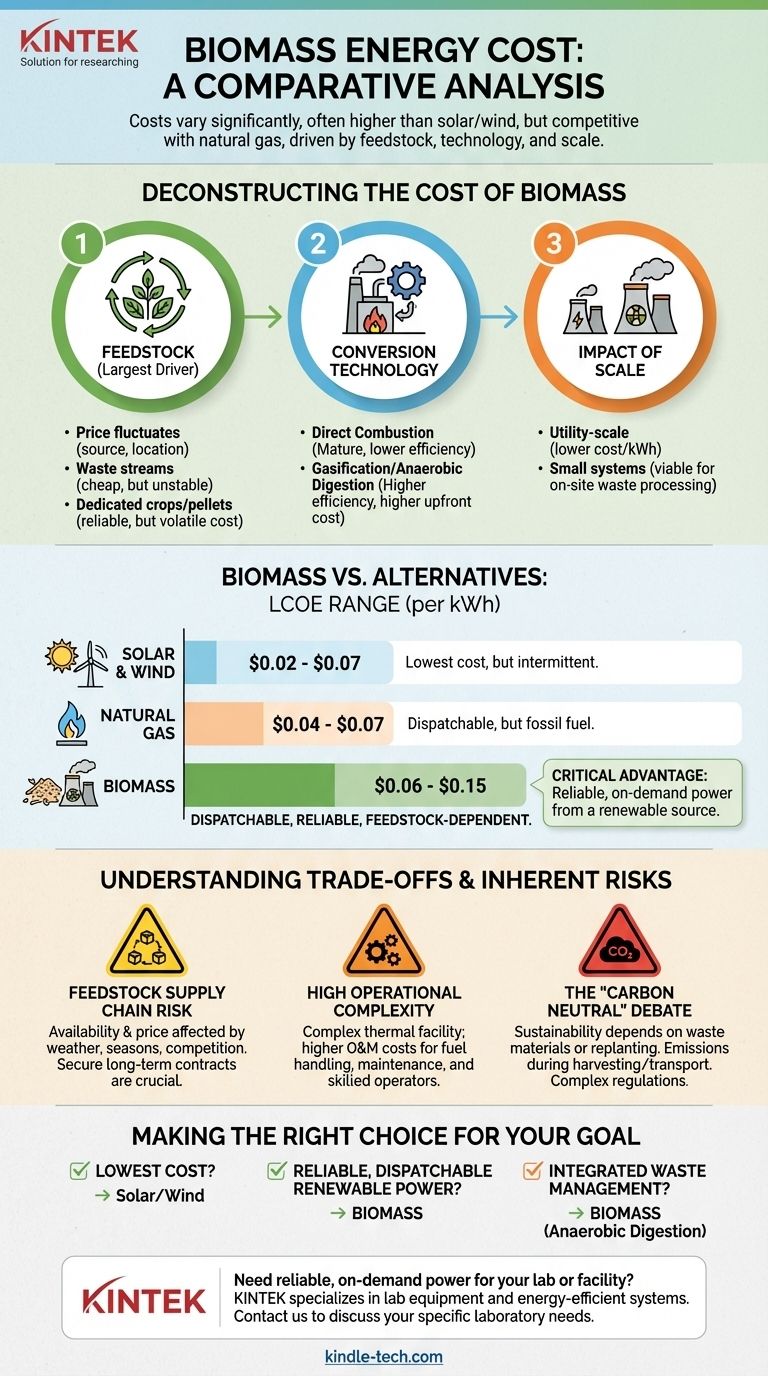 Combien coûte la biomasse par rapport aux autres sources d'énergie ? Un guide des coûts, des compromis et de la valeur Guide Visuel