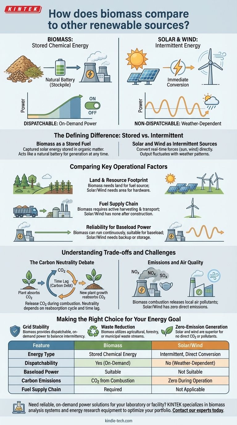 バイオマスは他の再生可能エネルギー源と比較してどうですか？グリッド安定化のためのオンデマンド電力の解禁 ビジュアルガイド