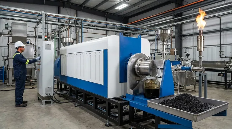 熱分解生成物の用途は何ですか?廃棄物を燃料、バイオ炭、合成ガスに変換する