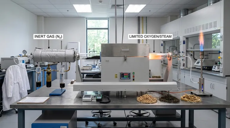 В чем разница между пиролизом и газификацией биомассы? Выберите правильный процесс для ваших целей