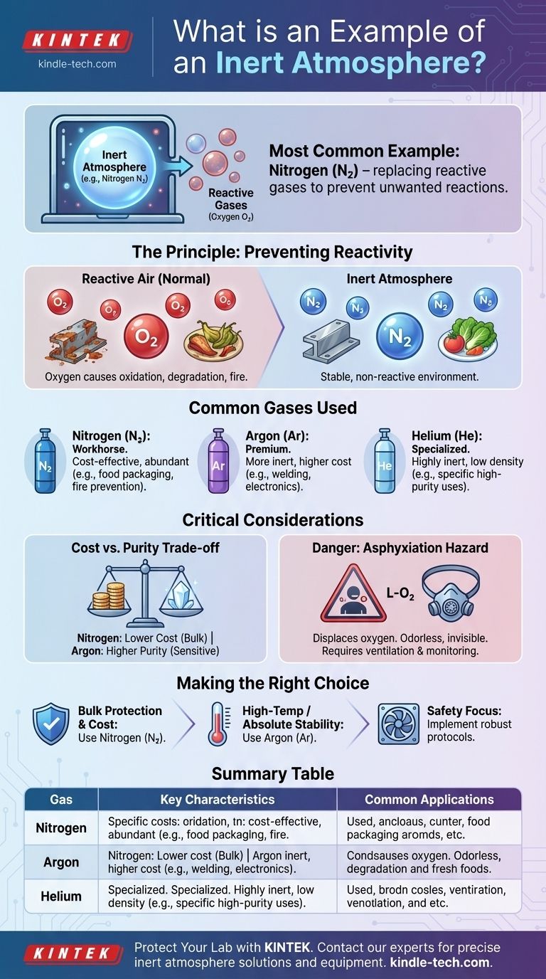¿Cuál es un ejemplo de atmósfera inerte? Descubra el mejor gas para su proceso Guía Visual