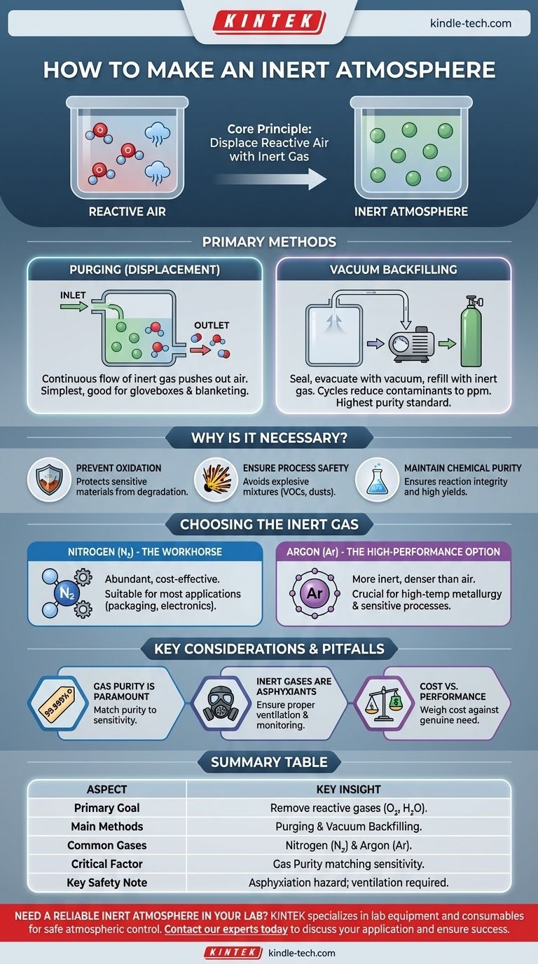 불활성 분위기는 어떻게 만드나요? 불활성화를 통해 안전하고 순수한 공정을 마스터하세요 시각적 가이드