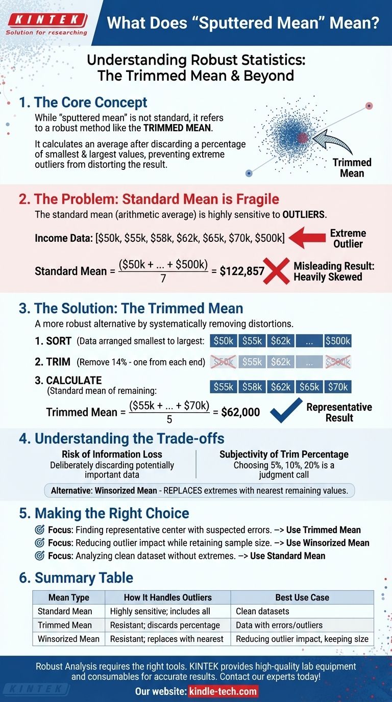 ماذا يعني "المتوسط المبتور"؟ تحقيق تحليل بيانات قوي باستخدام المتوسطات المبتورة دليل مرئي