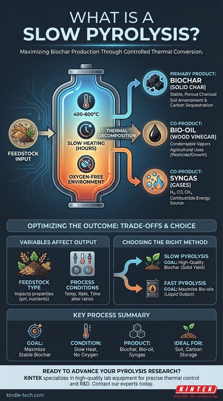 O que é pirólise lenta? Um guia para maximizar a produção de biocarvão a partir de biomassa Guia Visual