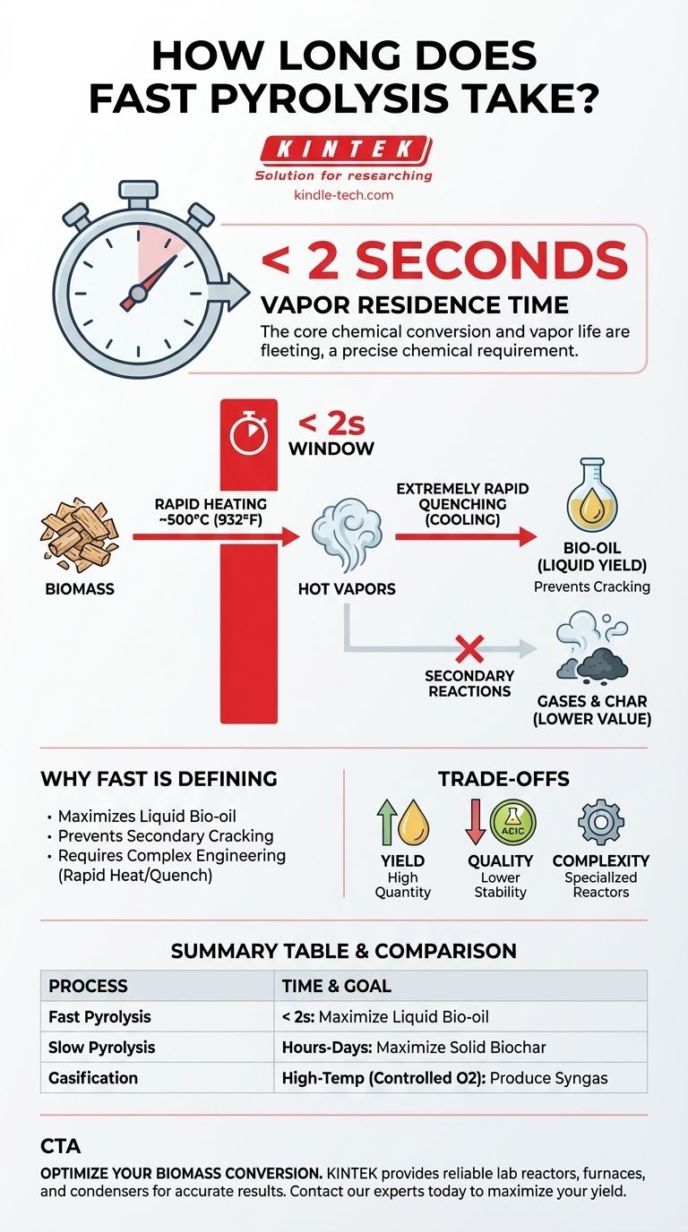 고속 열분해는 얼마나 걸립니까? 2초 이내에 높은 바이오 오일 수율 달성 시각적 가이드