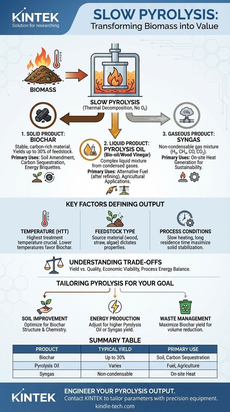 慢速热解的产品是什么？从生物质中定制生物炭、油和合成气 图解指南