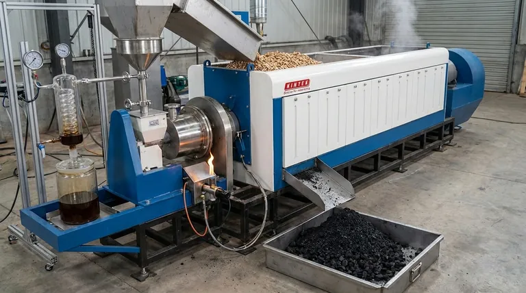 Каков продукт медленного пиролиза? Биоуголь, масло и синтез-газ, изготовленные по индивидуальному заказу, из биомассы