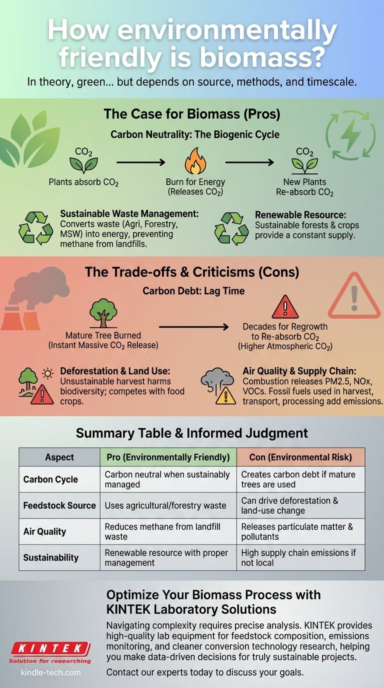 ما مدى صداقة الكتلة الحيوية للبيئة؟ الأمر يعتمد على المصدر والإدارة دليل مرئي