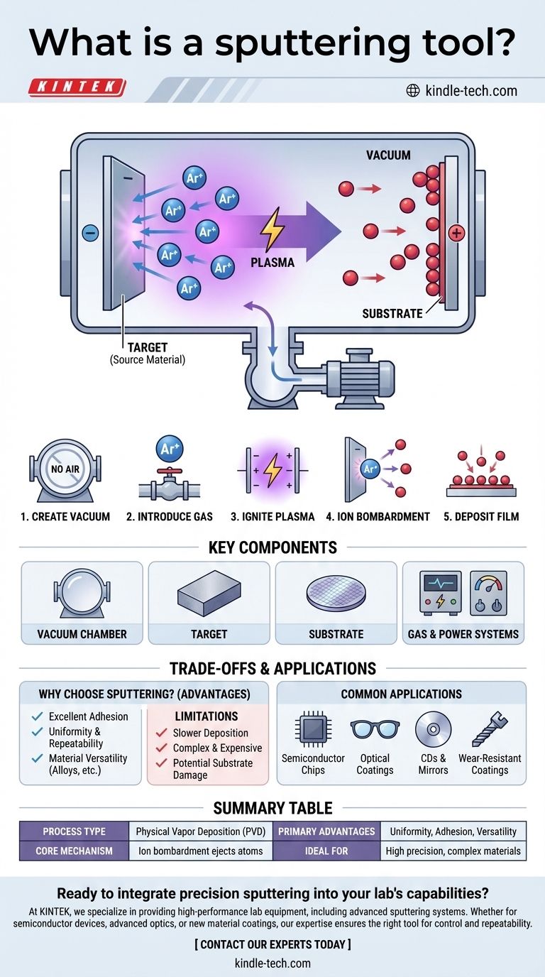 Что такое установка для напыления? Руководство по прецизионному нанесению тонких пленок Визуальное руководство