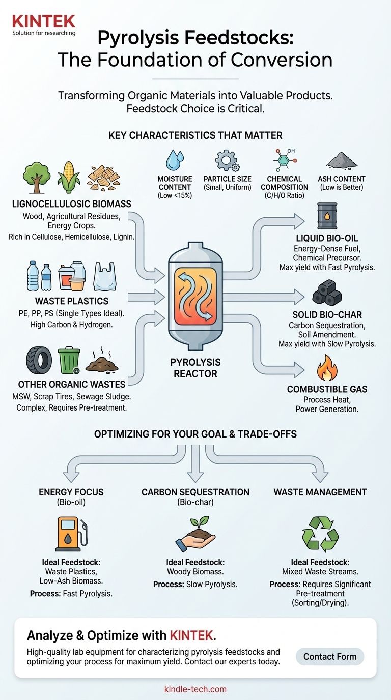 热解过程中使用的原料是什么？释放多样化有机材料的潜力 图解指南