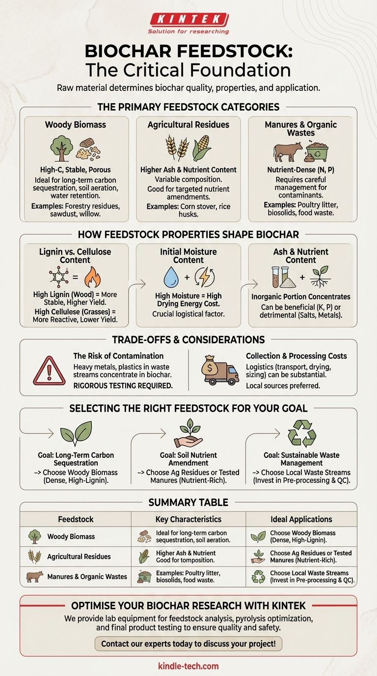 바이오차의 원료 유형은 무엇입니까? 귀하의 필요에 맞는 올바른 재료를 선택하십시오 시각적 가이드