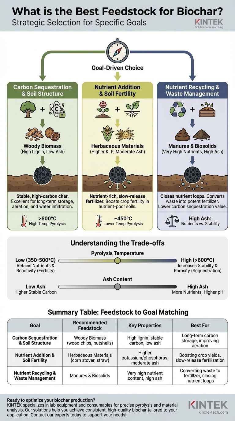 バイオ炭に最適な原料は何ですか？最大の効果を得るために、あなたの材料を目標に合わせましょう ビジュアルガイド