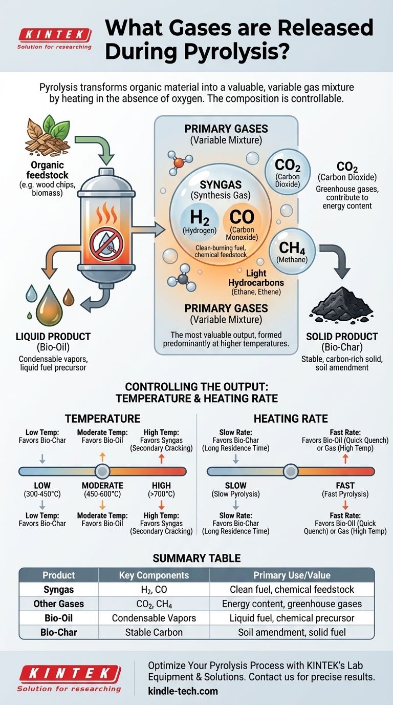 열분해 시 어떤 가스가 방출되나요? 합성가스, 바이오 오일, 바이오 숯 생산 마스터하기 시각적 가이드