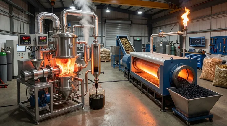 빠른 열분해와 느린 열분해란 무엇인가요? 올바른 바이오매스 전환 공정 선택하기